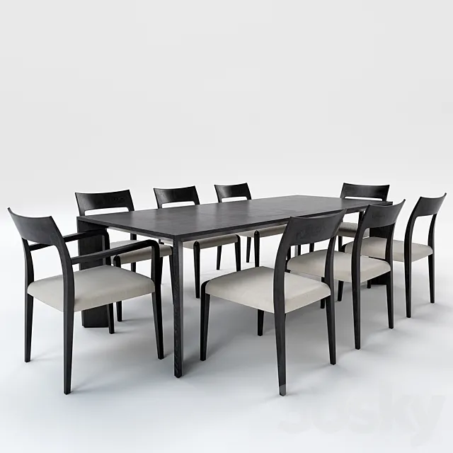 Dining Table 3D Model Dining Table 3D Model