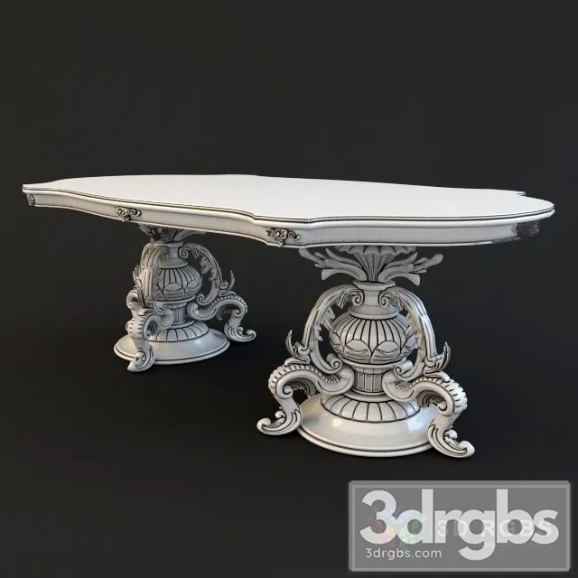 Dining Table 3D Model Download