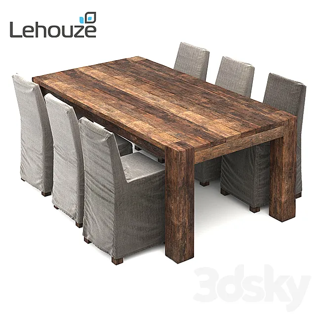 Dining table 3DModel Dining table 3DModel