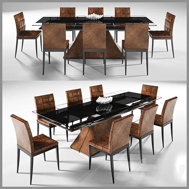 DINING TABLE 4 3DModel