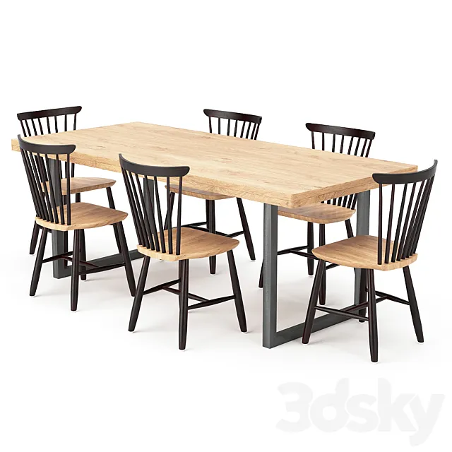 Dining Table 95 3DModel