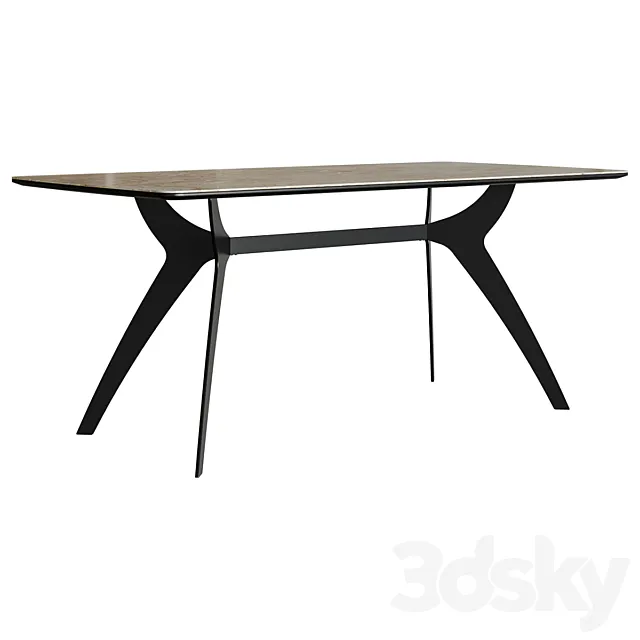 Dining table Andes Table 3D Model