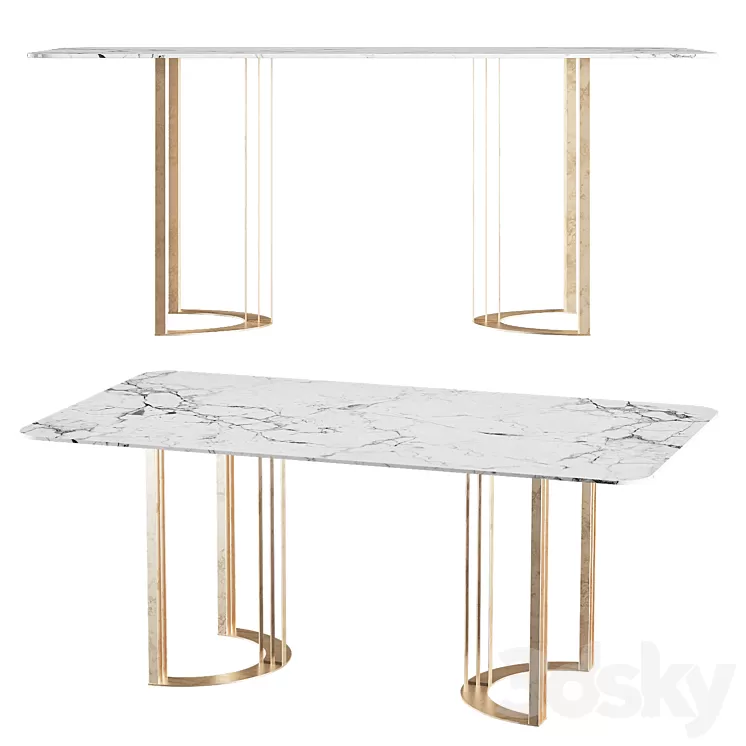 dining table Boston cazarina 3D Model Free Download dining table Boston cazarina 3D Model Free Download
