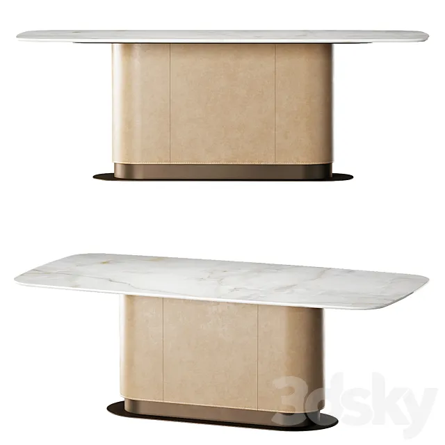 dining table CIPRIANI 3DModel dining table CIPRIANI 3DModel