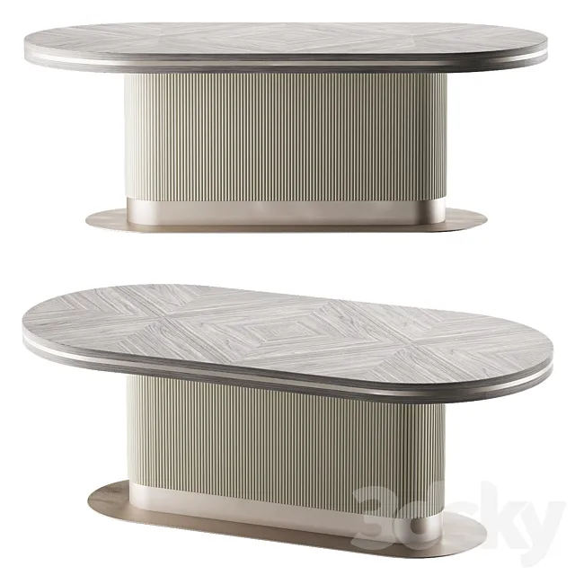 dining table CIPRIANI 3DModel dining table CIPRIANI 3DModel
