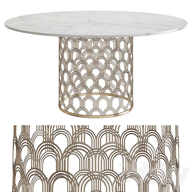 Dining table Cosmos 3DModel Dining table Cosmos 3DModel