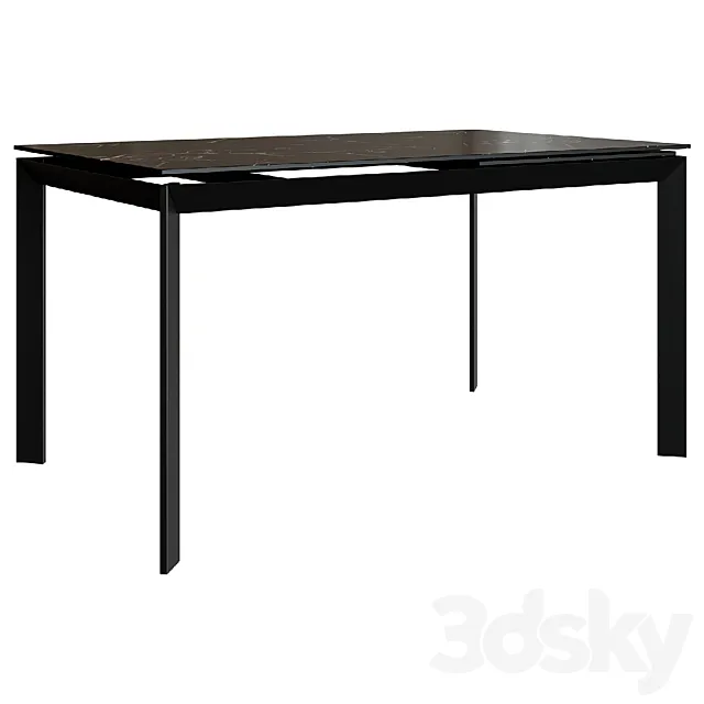 Dining table Cremona 140 3D Model