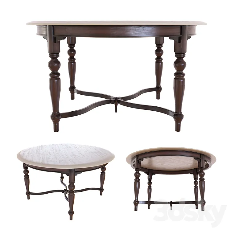 Dining table \/ Exterio table 3D Model Free Download Dining table \/ Exterio table 3D Model Free Download