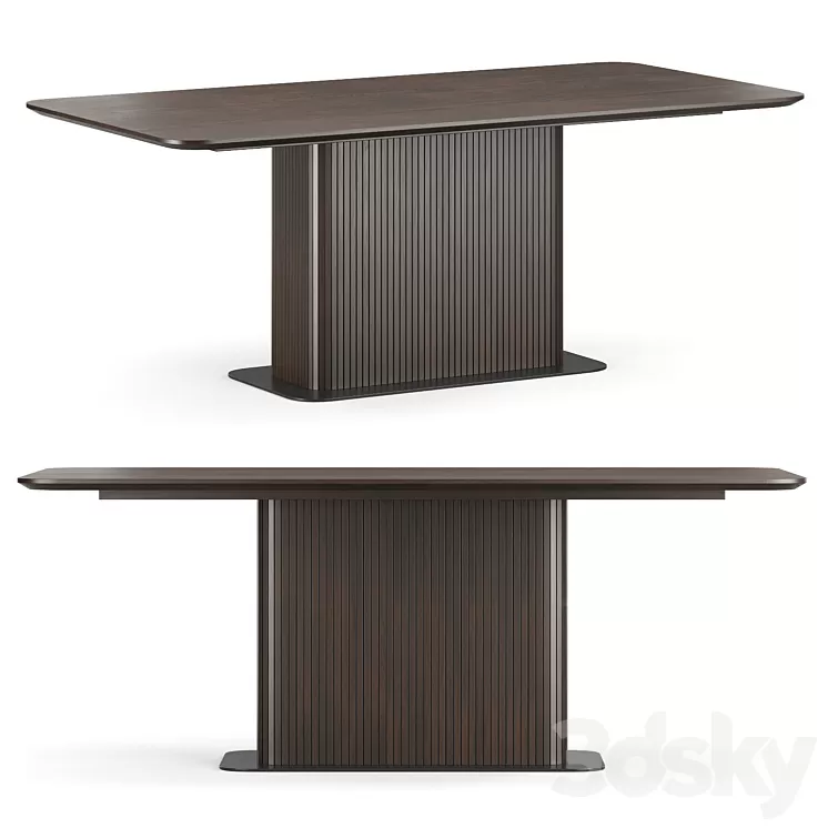 Dining table Glide rectangular Dantone Home 3D Model Free Download Dining table Glide rectangular Dantone Home 3D Model Free Download