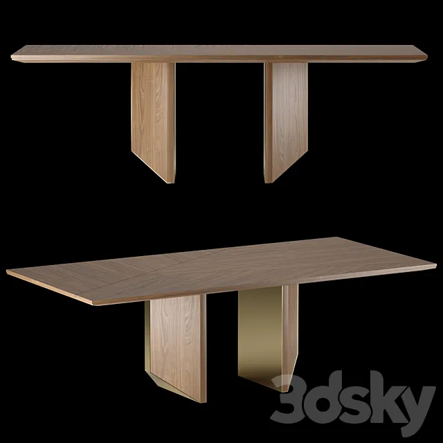 Dining table HOLL OUTLINE 3D Model