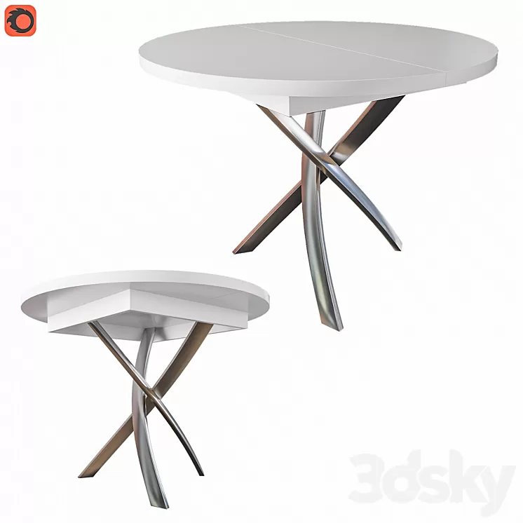 Dining table Kenner 3D Model Dining table Kenner 3D Model