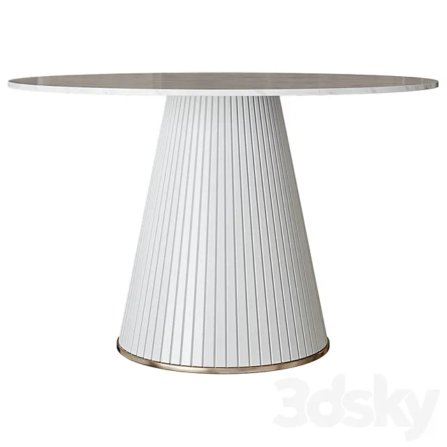 Dining Table Modern Round Dining Table Table 3D Model
