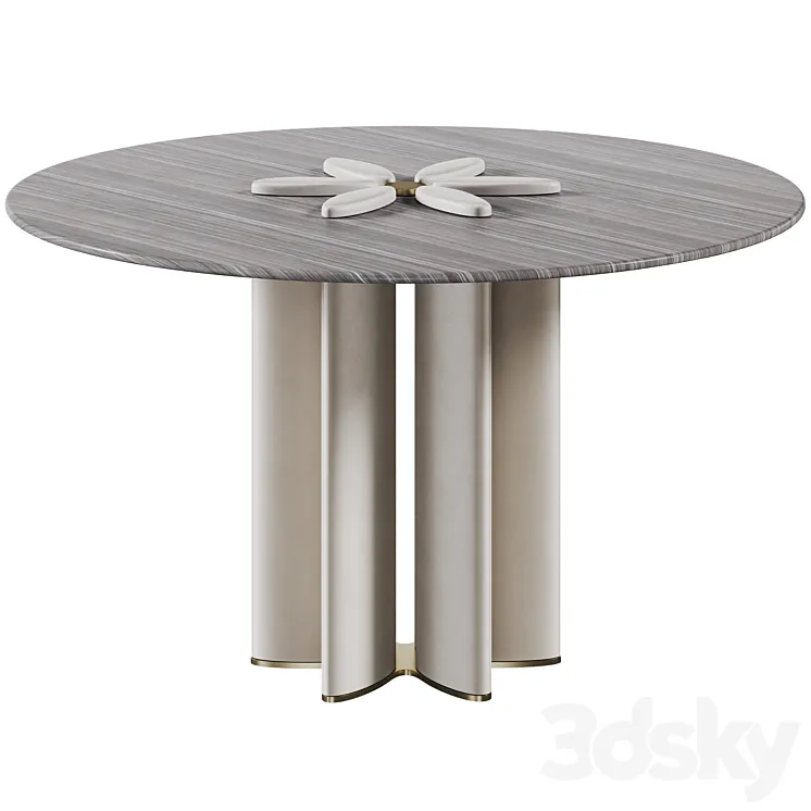 Dining table Moonlight 3D Model Free Download