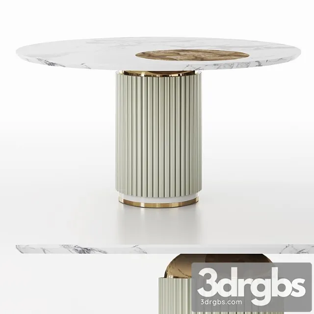 Dining Table Mulligan 3D Model Download