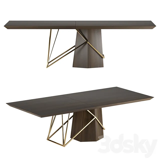 Dining table NOAH OUTLINE 3D Model