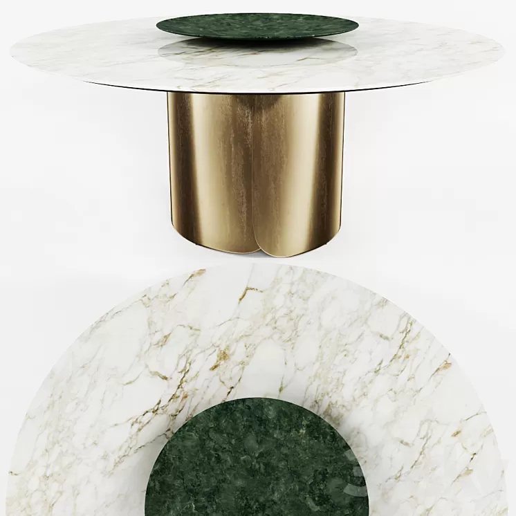 Dining table OSCAR Opera Contemporary by Angelo Cappellini 3D Model Dining table OSCAR Opera Contemporary by Angelo Cappellini 3D Model