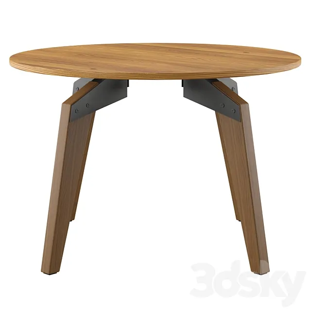 Dining table OSCAR ROUND by SK Design 3D Model Dining table OSCAR ROUND by SK Design 3D Model