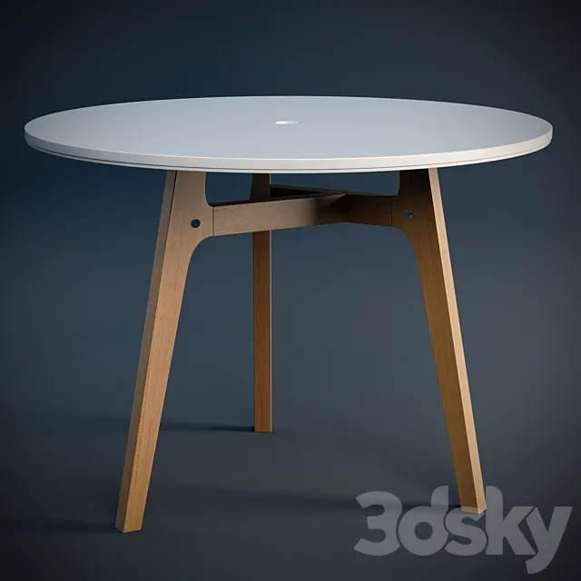 Dining table P & W-007 3DModel Dining table P & W-007 3DModel
