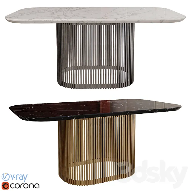 DINING TABLE PRINCETON 3DModel