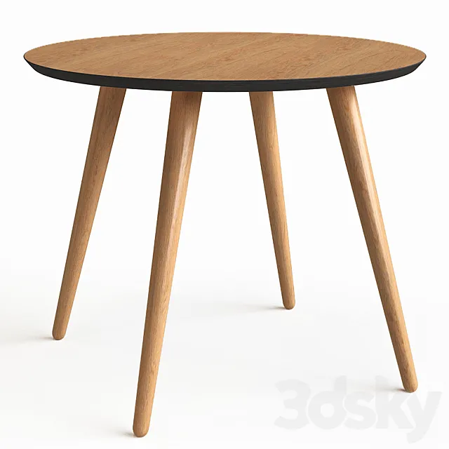 Dining table Ronda Round SKdesign 3D Model Dining table Ronda Round SKdesign 3D Model