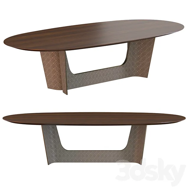 Dining table Rugiano Wings 3DModel