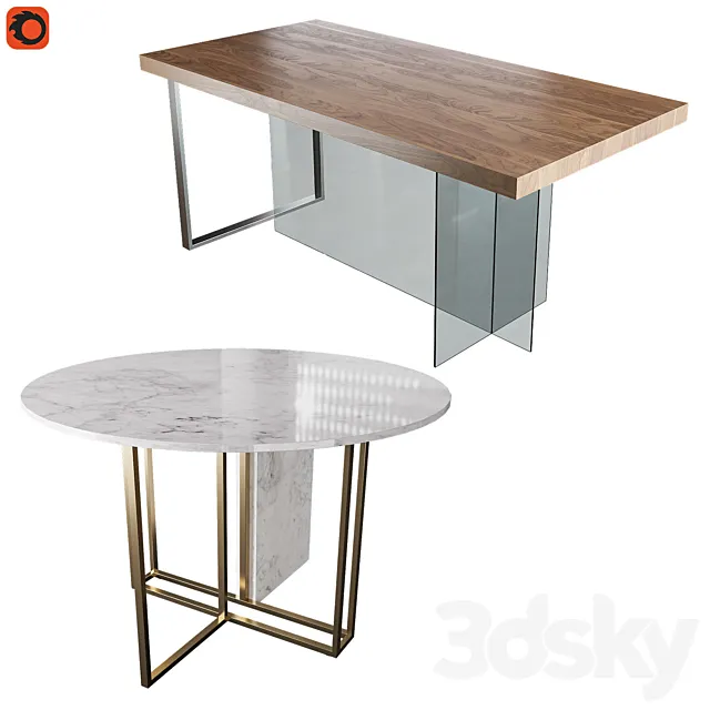 Dining table set 3DModel Dining table set 3DModel
