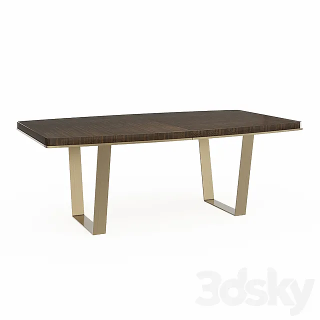Dining table Streamline Dining Table 3DModel Dining table Streamline Dining Table 3DModel