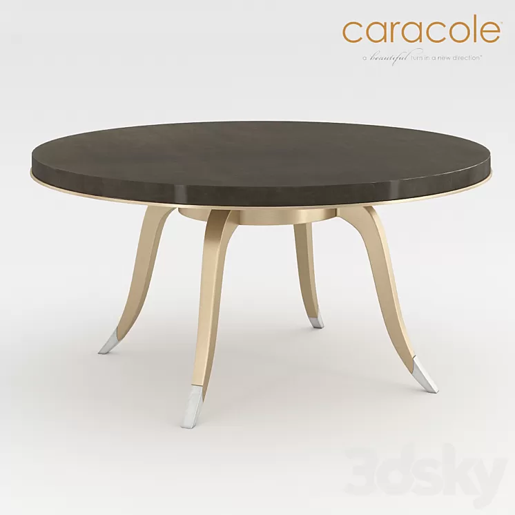 Dining table Table Dance Caracole 3D Model Dining table Table Dance Caracole 3D Model