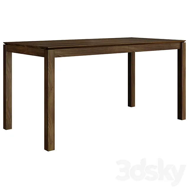 Dining table Taller Kitchen table 3D Model Dining table Taller Kitchen table 3D Model