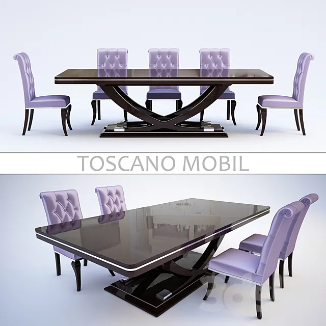 Dining table TOSCANO MOBIL 3DModel