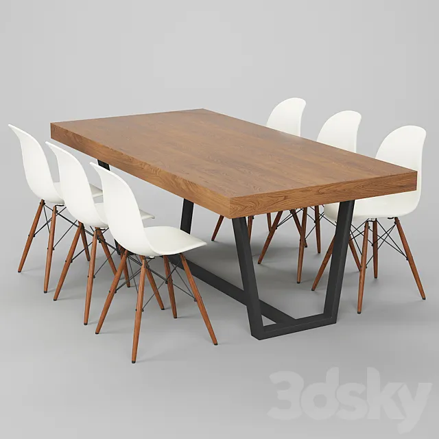 Dining_table_53 3D Model