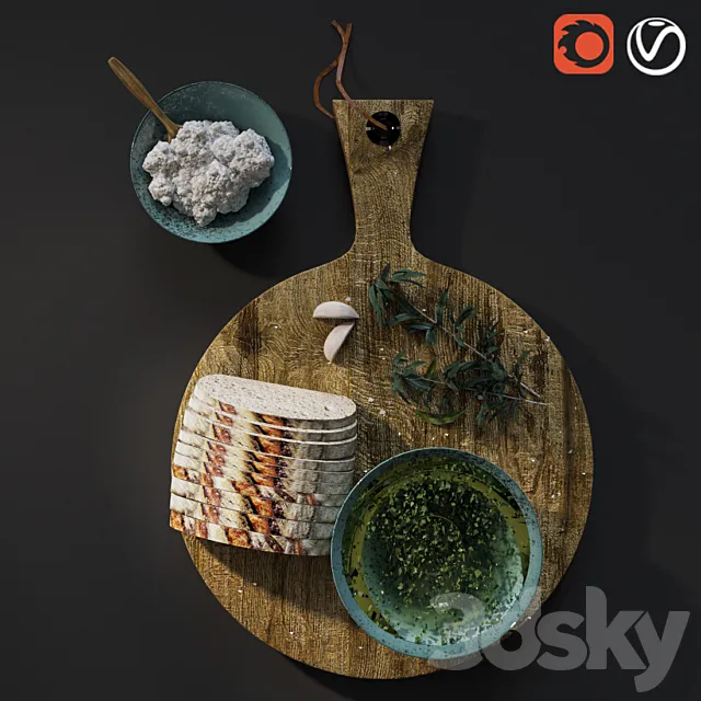 Dinner 3D Model