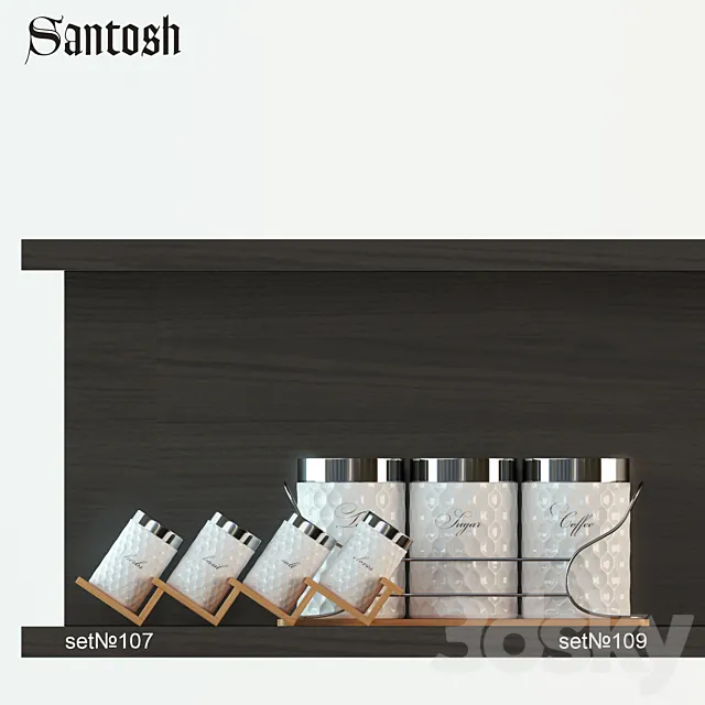 dinner set SANTOSH 3DModel