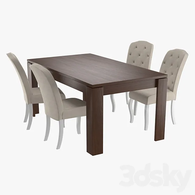 Dinner table 3D Model