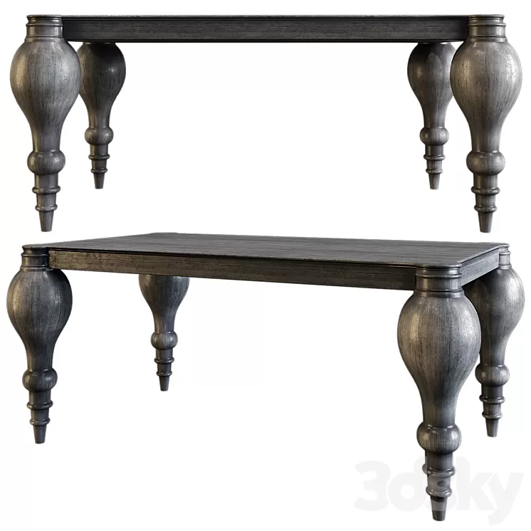 Dinner table 3D Model Dinner table 3D Model