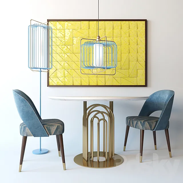 Dinner Zone 3D Model Dinner Zone 3D Model