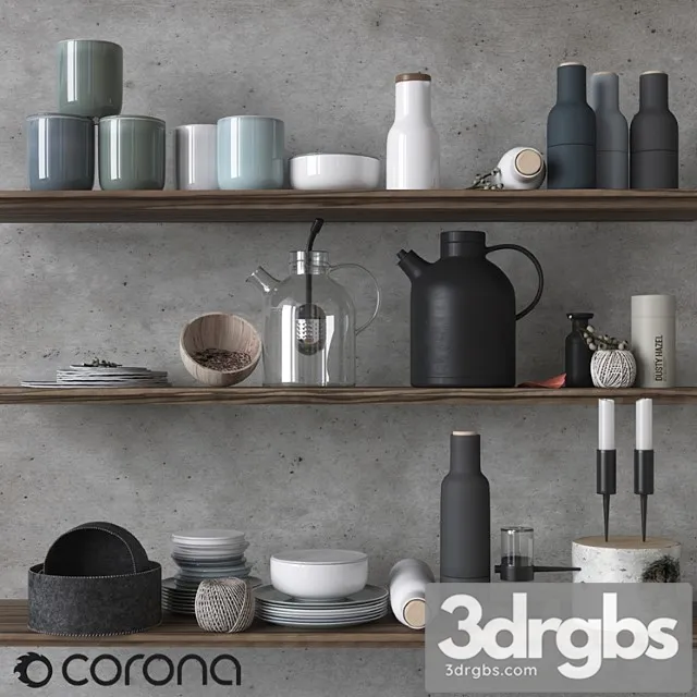 Dinnerware by New Norm 3D Model Download