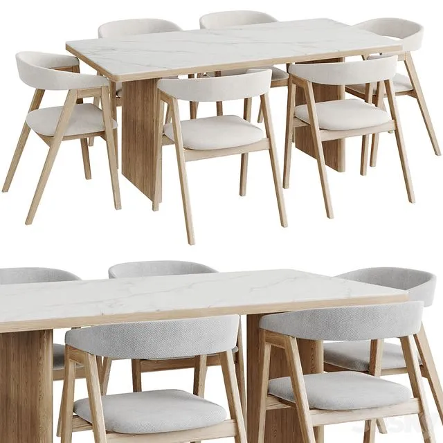 Dinning Set 132 3D Model