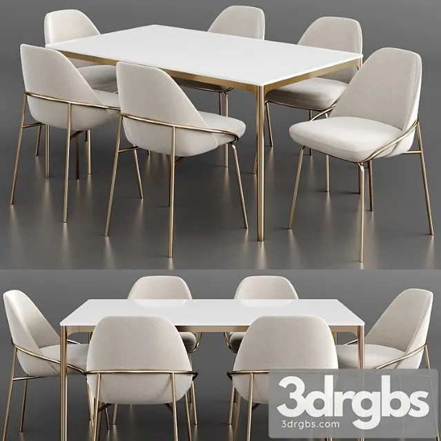 Dinning Set 22 1 3D Model Download Dinning Set 22 1 3D Model Download