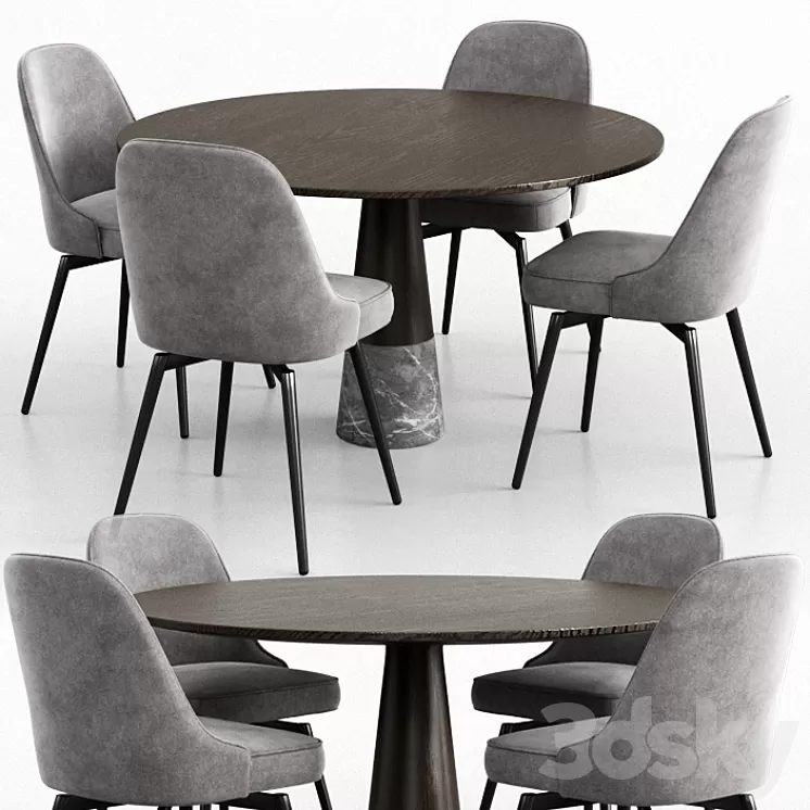 Dinning set 3 3D Model