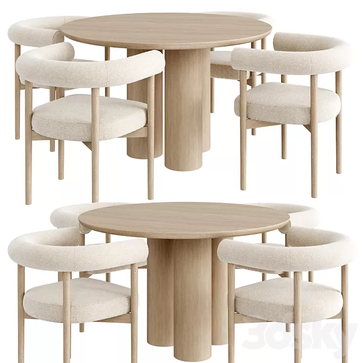 Dinning set 34 3D Model