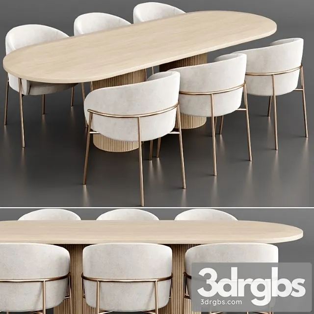 Dinning set 36 2 3D Model Download Dinning set 36 2 3D Model Download