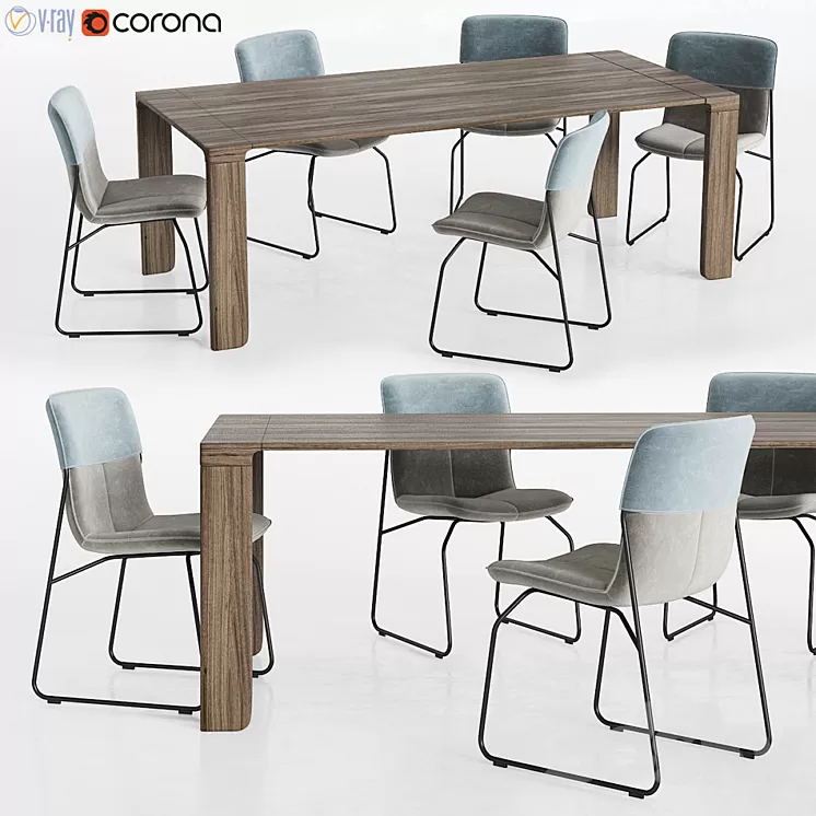 Dinning set 3D Model