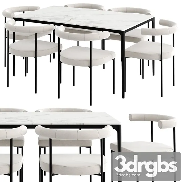 Dinning set 48 2 3D Model Download Dinning set 48 2 3D Model Download