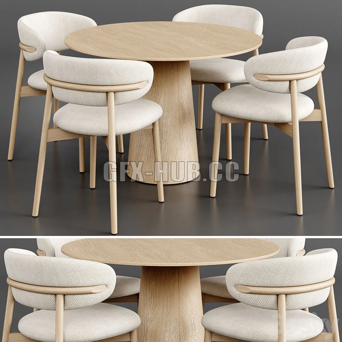 Dinning Set 49 3D Model