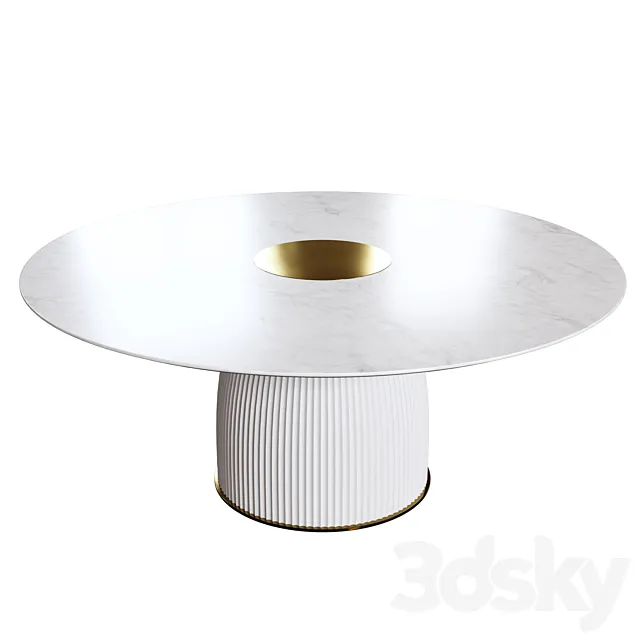 Dione table by Paolo Castelli 3D Model Dione table by Paolo Castelli 3D Model