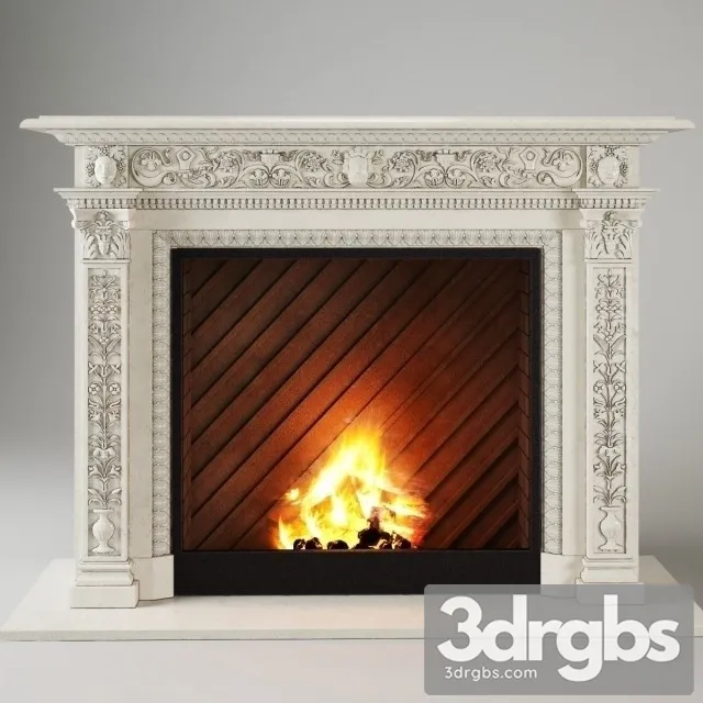 Dionis Model Fireplace 3D Model Download