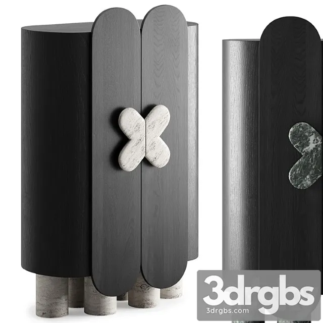 Diplopoda Cabinet By Appartement 2 3D Model Download