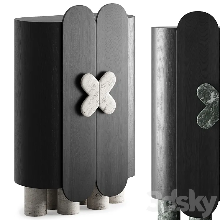 Diplopoda Cabinet By Appartement 2 3D Model Free Download