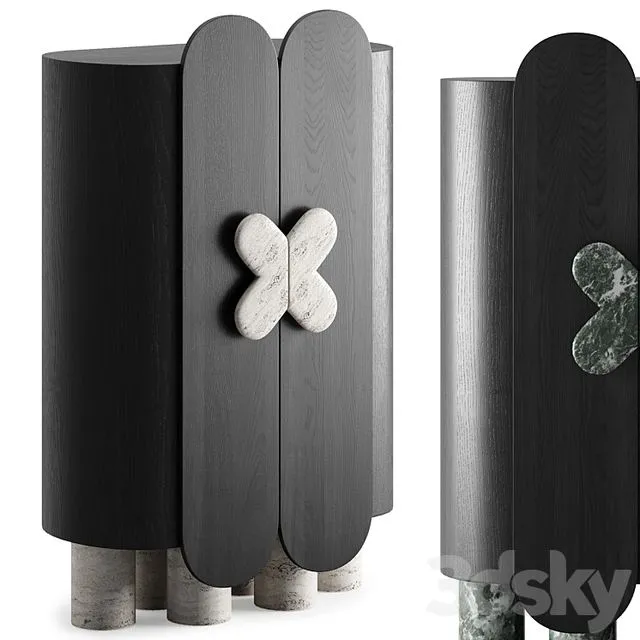 Diplopoda Cabinet By Appartement 2 3D Model Diplopoda Cabinet By Appartement 2 3D Model